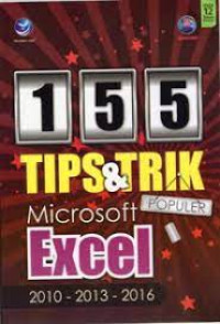 Image of 155 tips & trik populer microsoft excel 2010-2013-2016