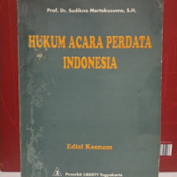 Image of HUKUM ACARA PERDATA INDONESIA EDISI KEENAM