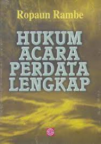 Image of HUKUM ACARA PERDATA LENGKAP