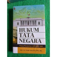 Image of HUKUM TATA NEGARA PASCA PERUBAHAN UUD NKR 1945
