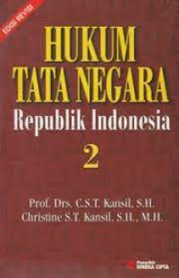 Image of HUKUM TATA NEGARA REPUBLIK INDONESIA 2