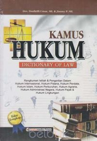 Image of Kamus Hukum Dictionary Of Law