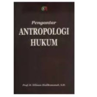 Image of PENGANTAR ANTROPOLOGI HUKUM