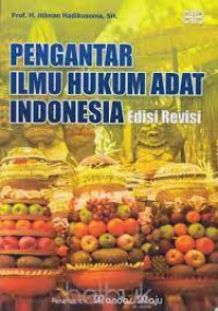 Image of PENGANTAR ILMU HUKUM ADAT INDONESIA