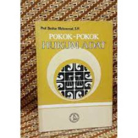 Image of POKOK-POKOK HUKUM ADAT