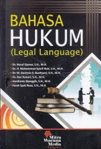 Image of Bahasa Hukum: Legal Language