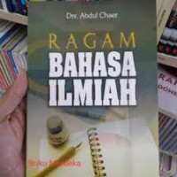Image of Ragam Bahasa Ilmiah